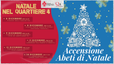 Accensione degli Alberi di Natale nel Q4