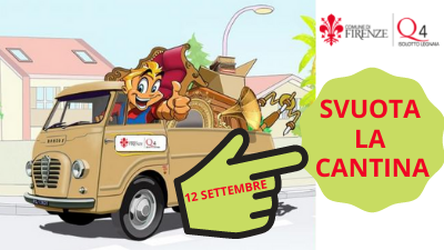 Svuota la cantina nel viale dei Bambini
