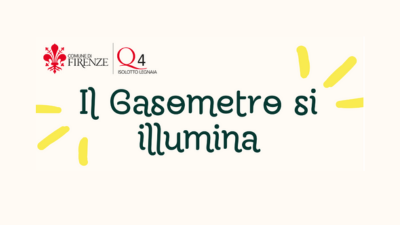 Il Gasometro si illumina