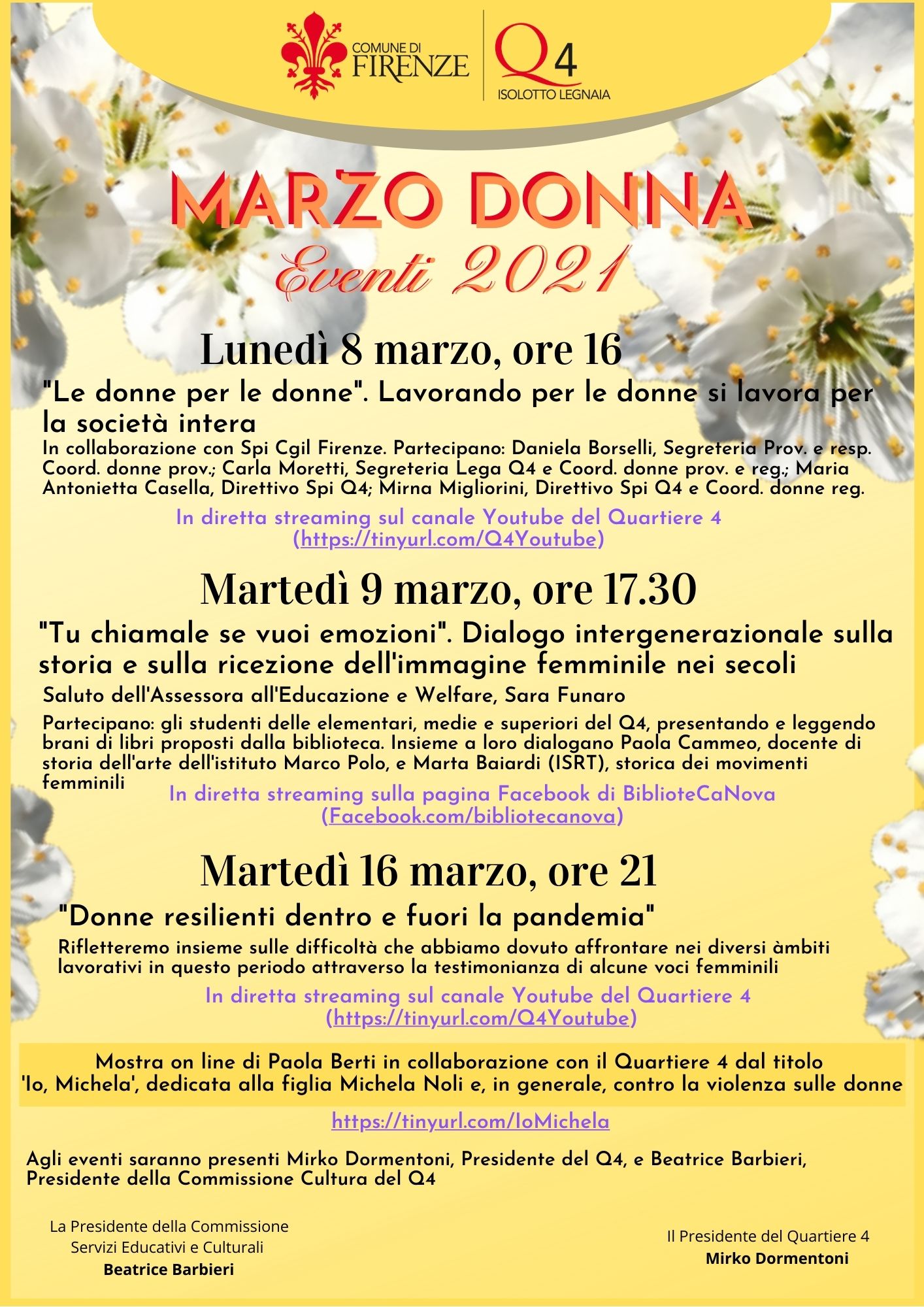 Marzo Donna al Quartiere 4