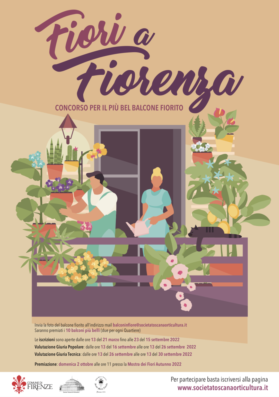 Locandina Fiori a Fiorenza