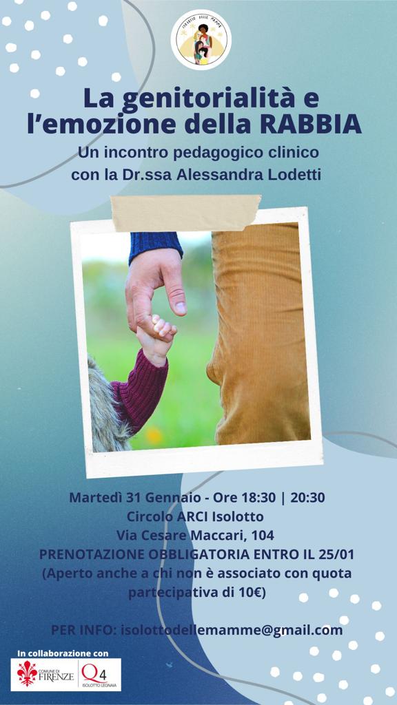 Genitorialità ed emozione della rabbia