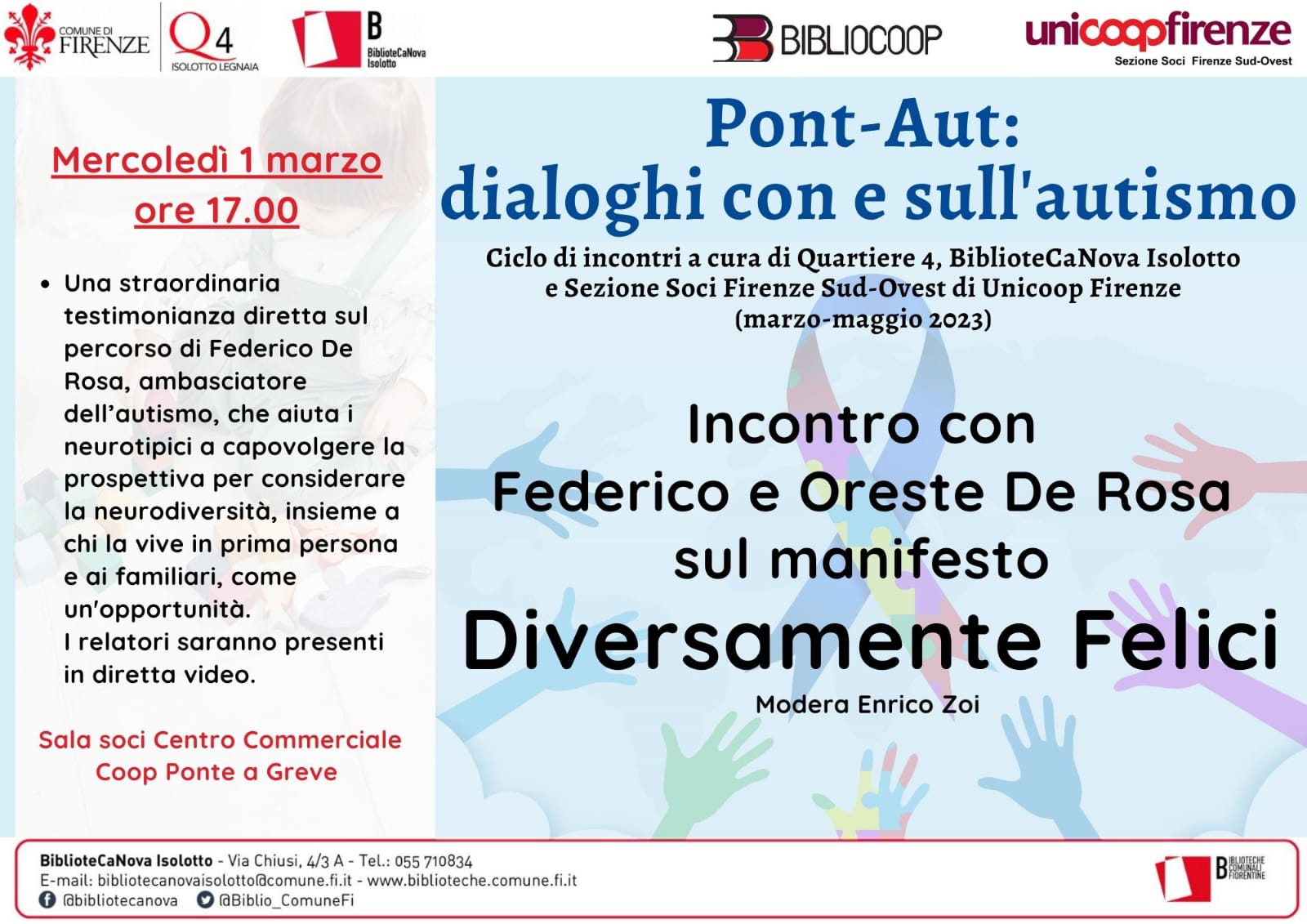 Pont-Aut: dialoghi con e sull’autismo - Oreste De Rosa