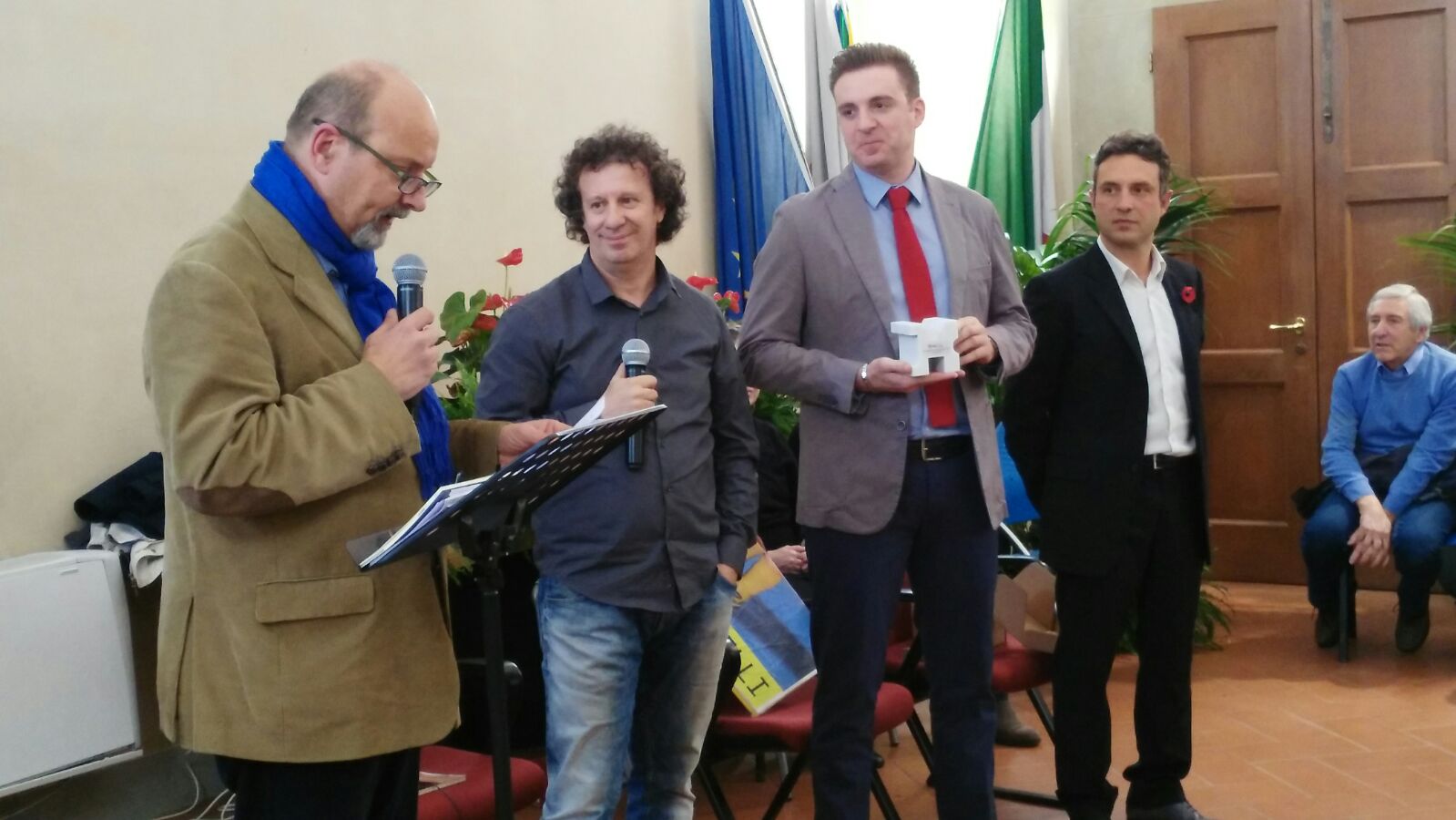 Andrea Muzzi riceve il Villa Vogel Cultura 2