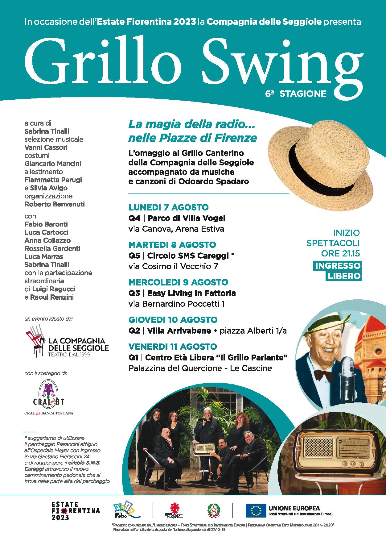 Grillo Swing 2023 Locandina