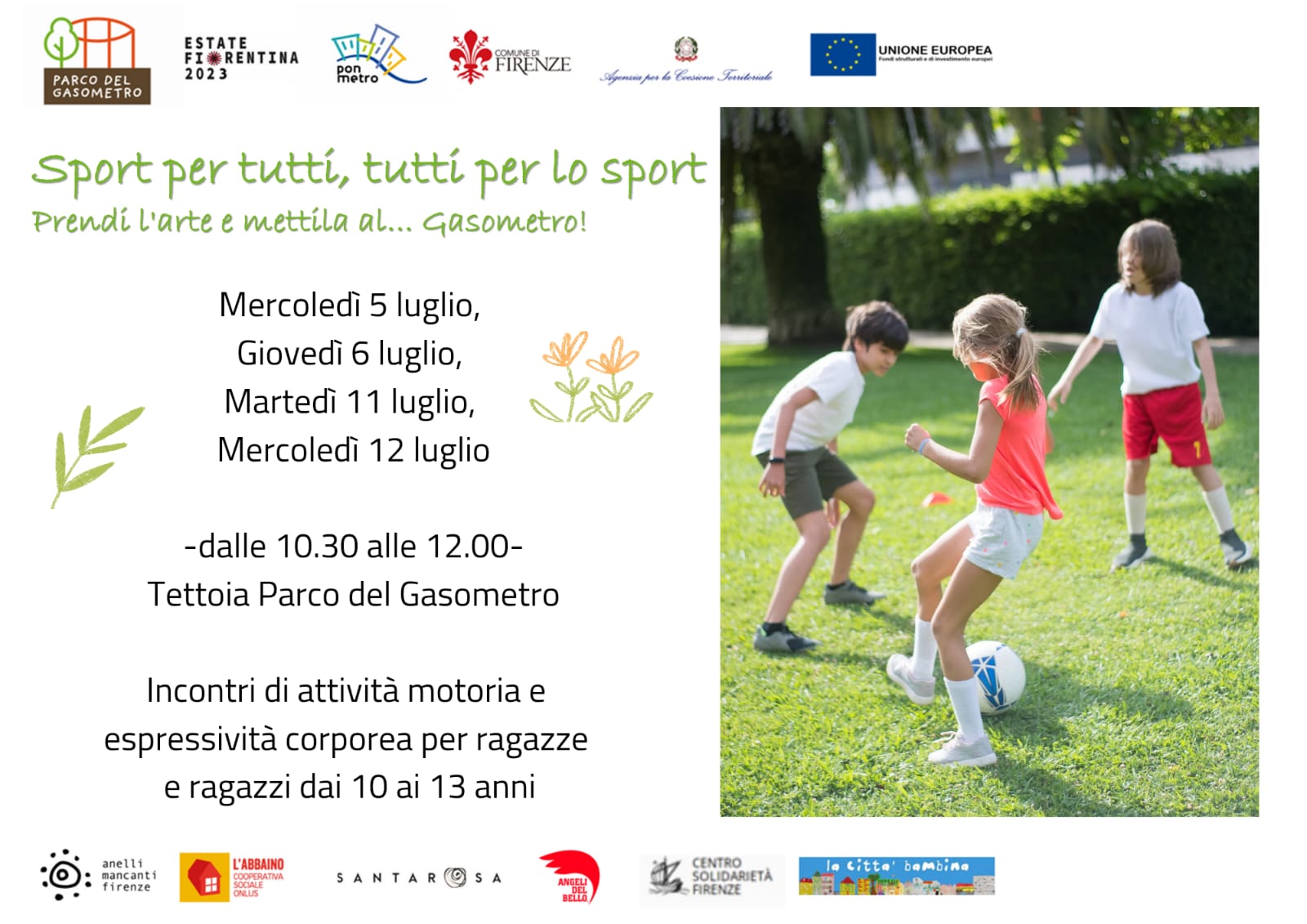Sport per tutti, tutti per lo sport!