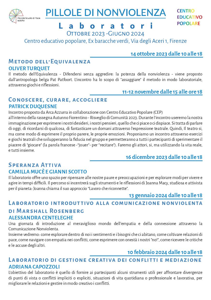 Pillole di non violenza 1