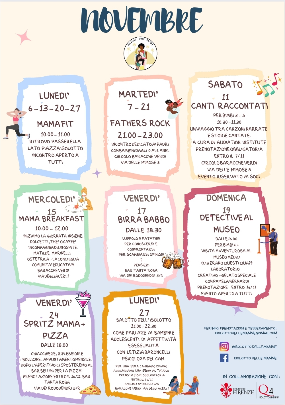 Isolotto delle Mamme novembre