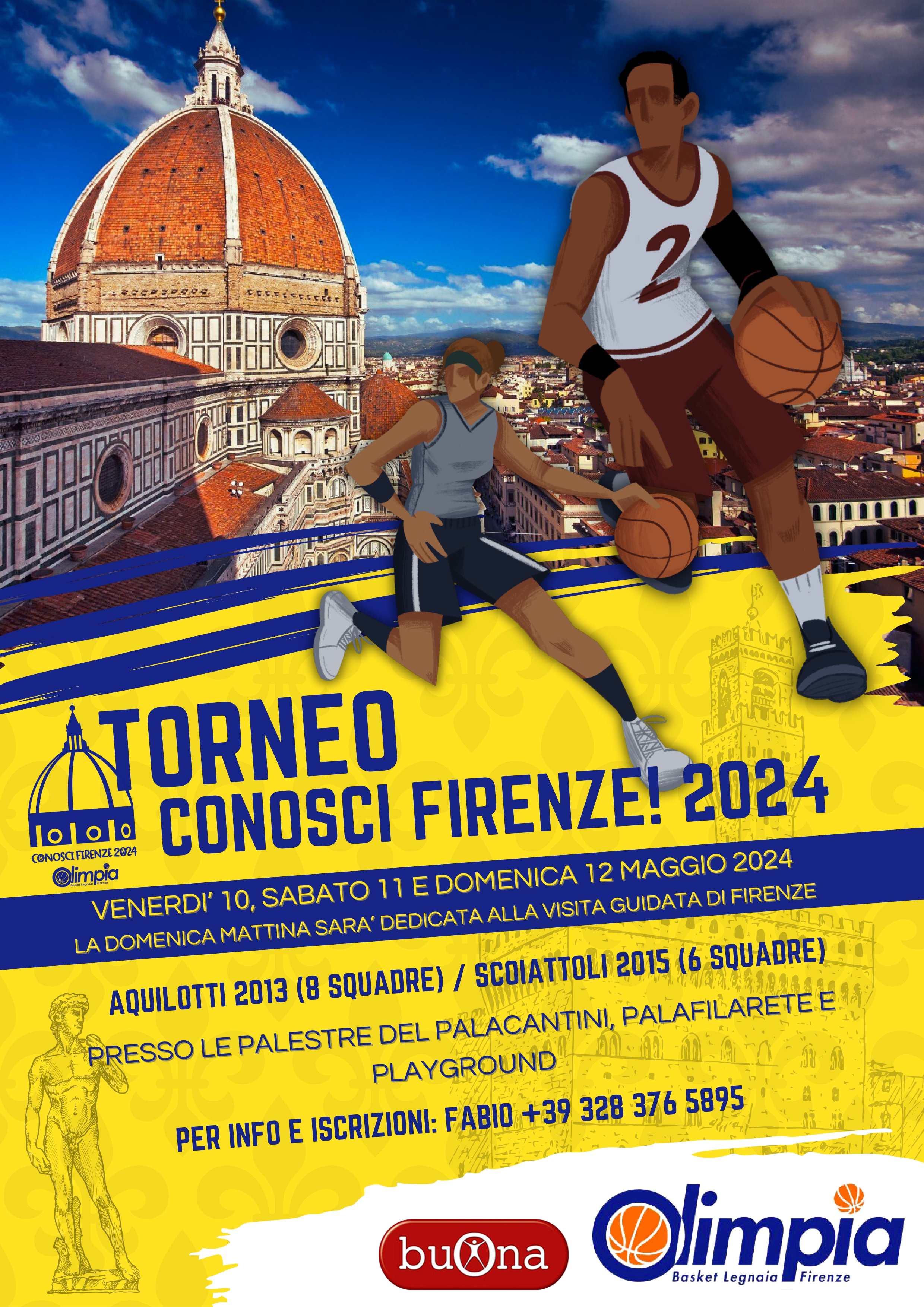 locandina torneo mini basket conosci firenze