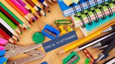 Nel Q4 partita una raccolta di materiale scolastico per aiutare le famiglie in difficoltà 