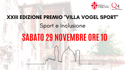 Premio “Villa Vogel Sport” 2025 XXIII edizione 