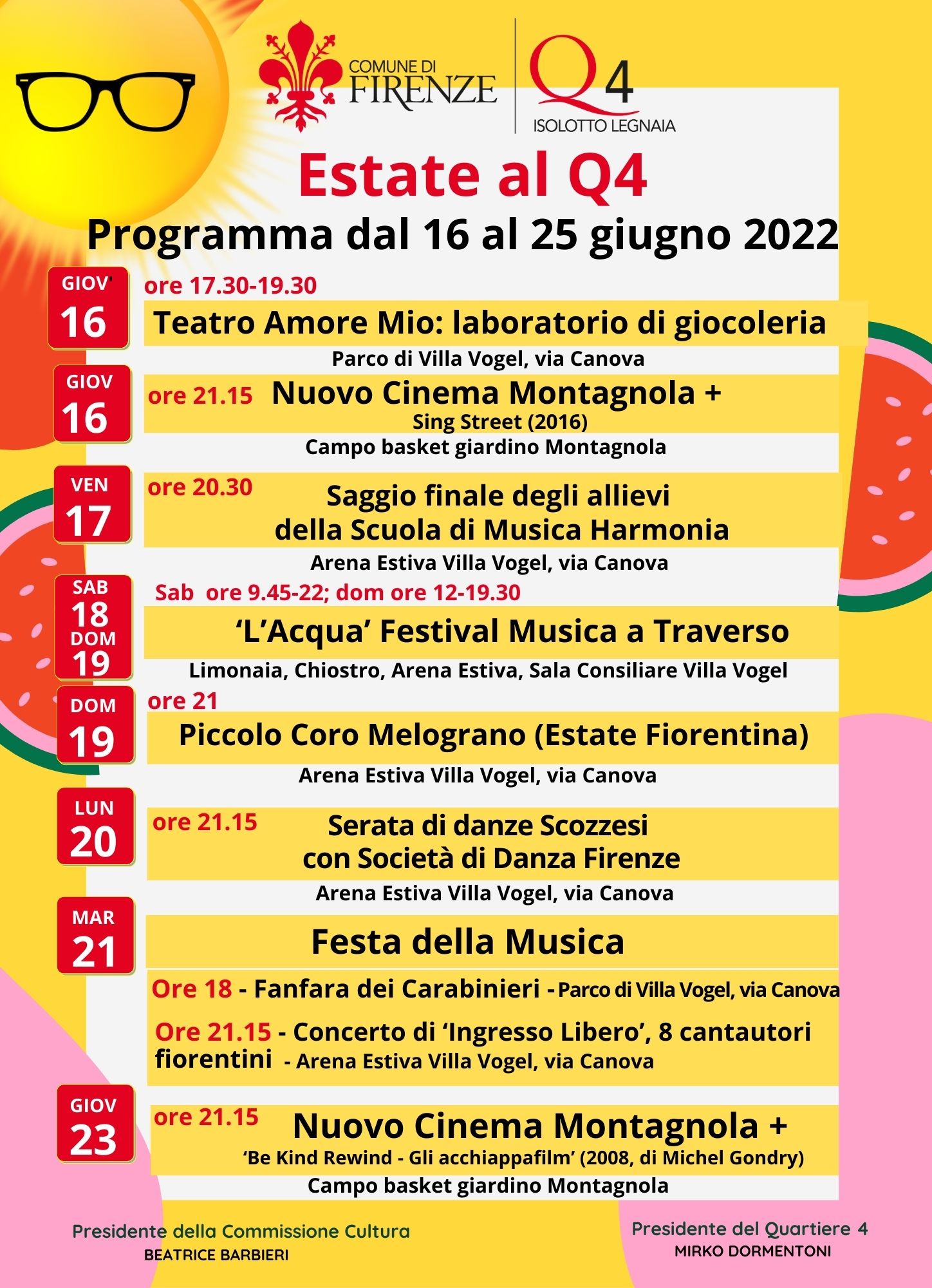 Locandina Estate Q4 prima settimana