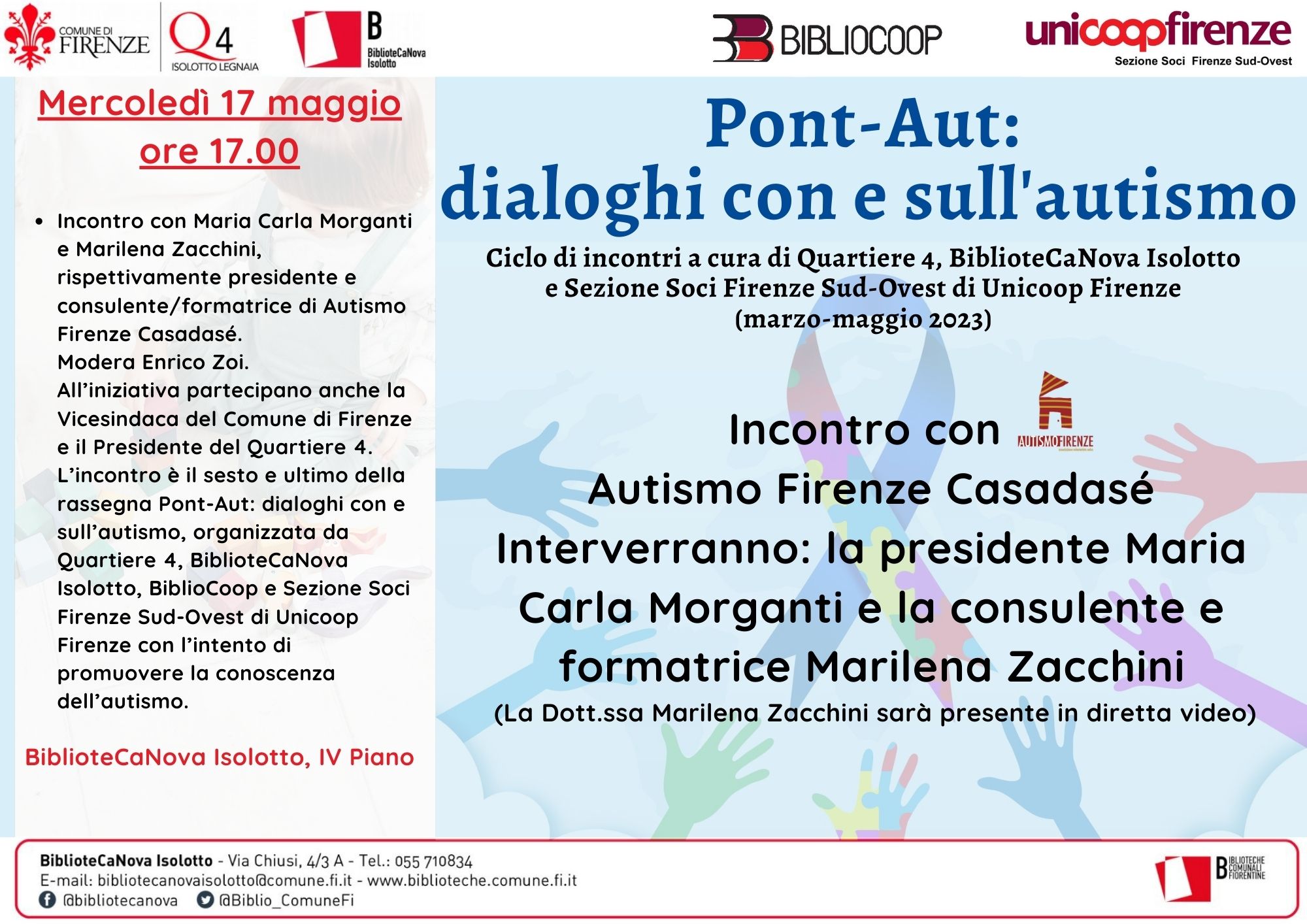 Pont-Aut: dialoghi con e sull’autismo - Autismo Firenze Casadasé