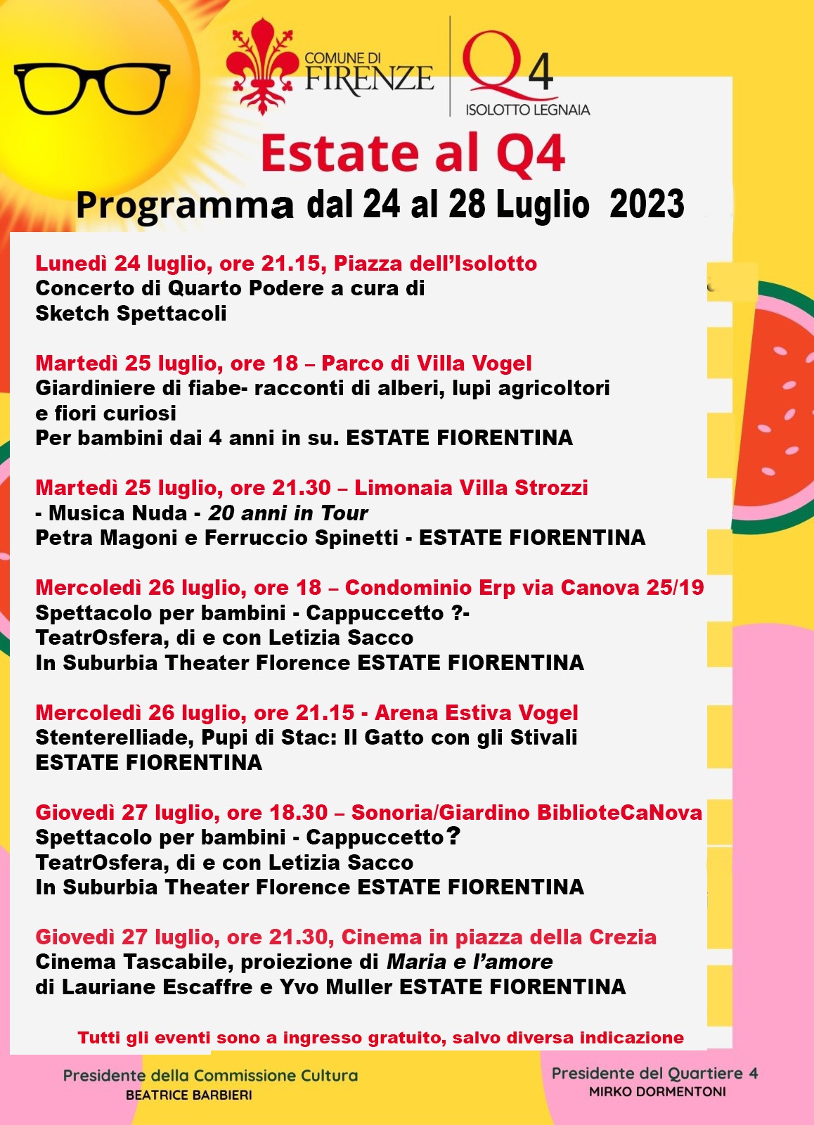 settimana 24-30 luglio