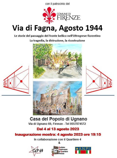 Via di Fagna, Agosto '44 locandina mostra