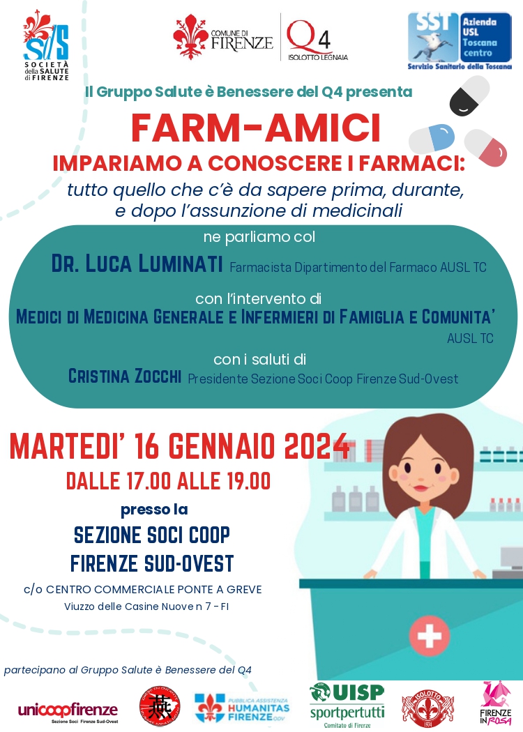 Farm-Amici. Impariamo a conoscere i farmaci: tutto quello che c’è da sapere prima, durante e dopo l’assunzione di medicinali