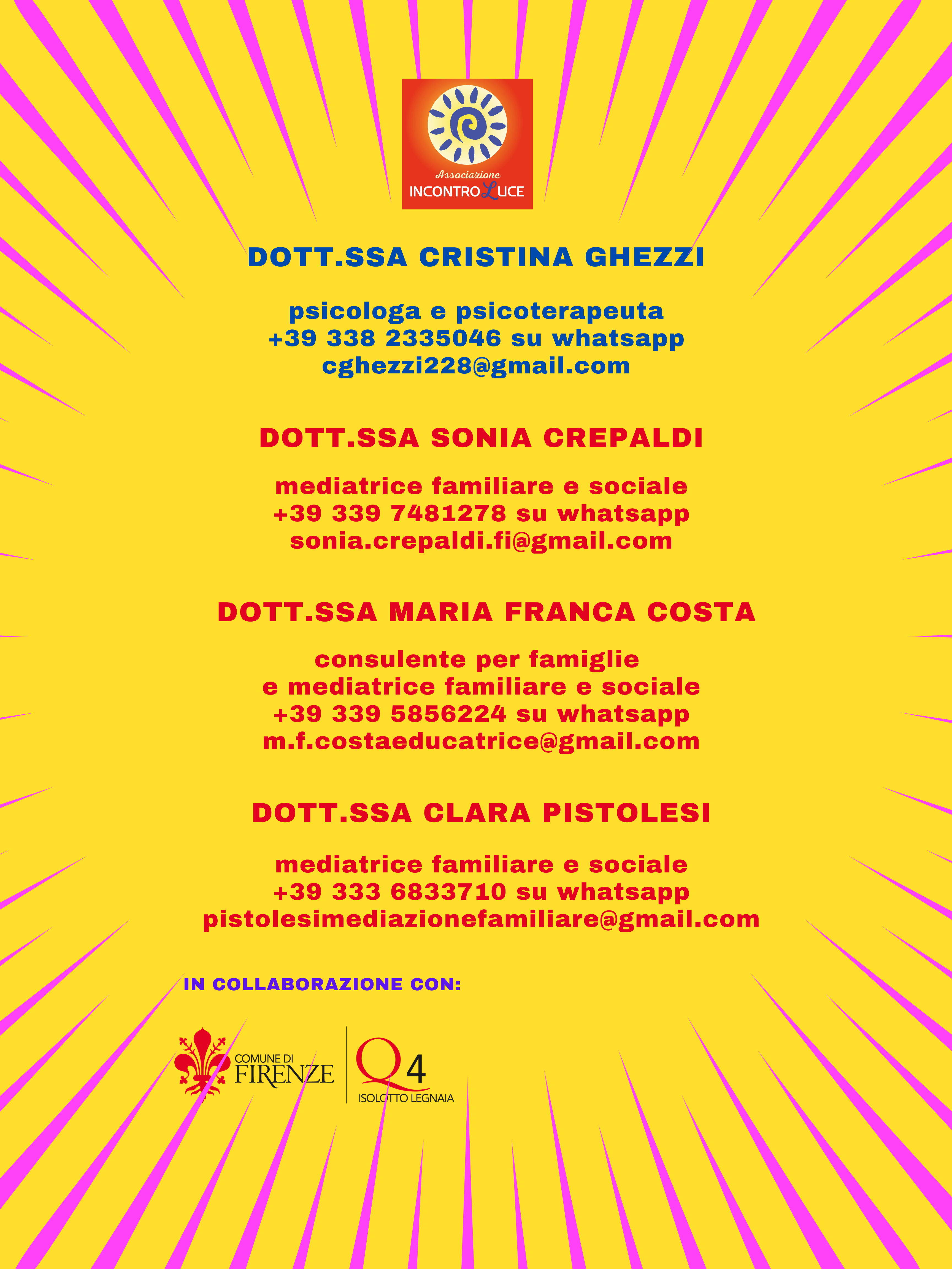 Sportello d'ascolto presso il Kantiere - I contatti