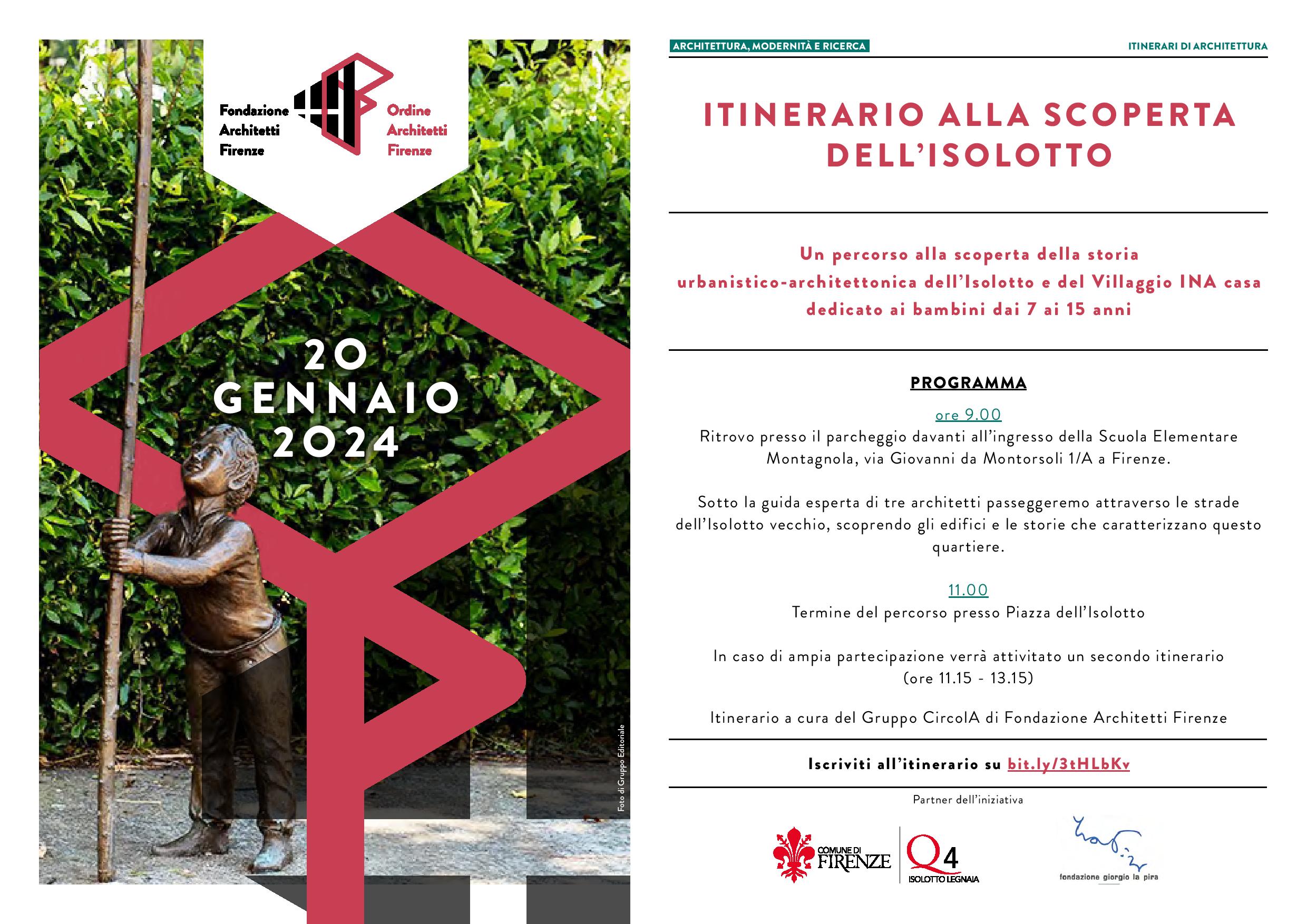 Itinerario alla scoperta dell’Isolotto