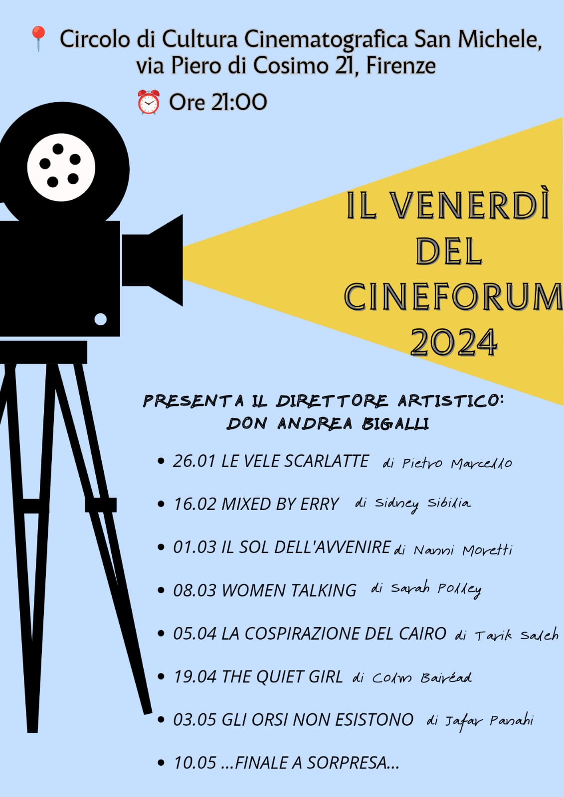 Venerdì del Cineforum 2024