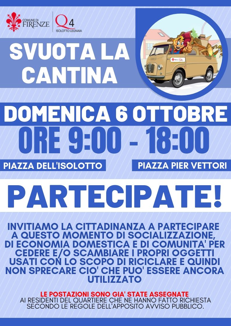Svuota la cantina 6 Ottobre