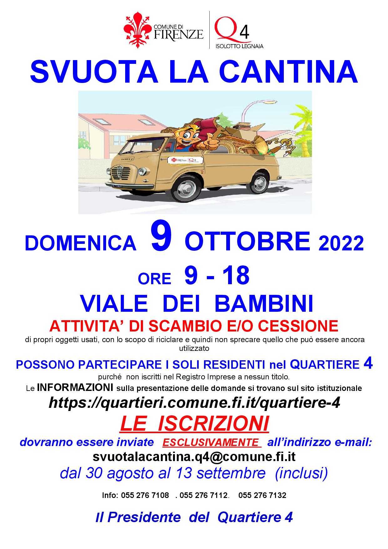 Svuota la Cantina nel Quartiere 4