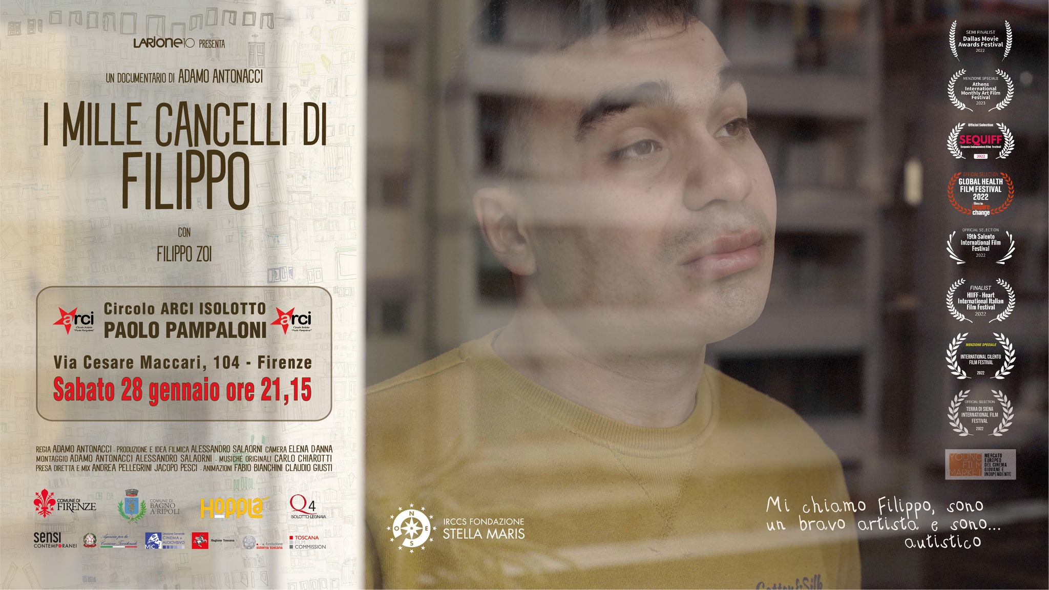 I mille cancelli di Filippo al Circolo Arci Isolotto