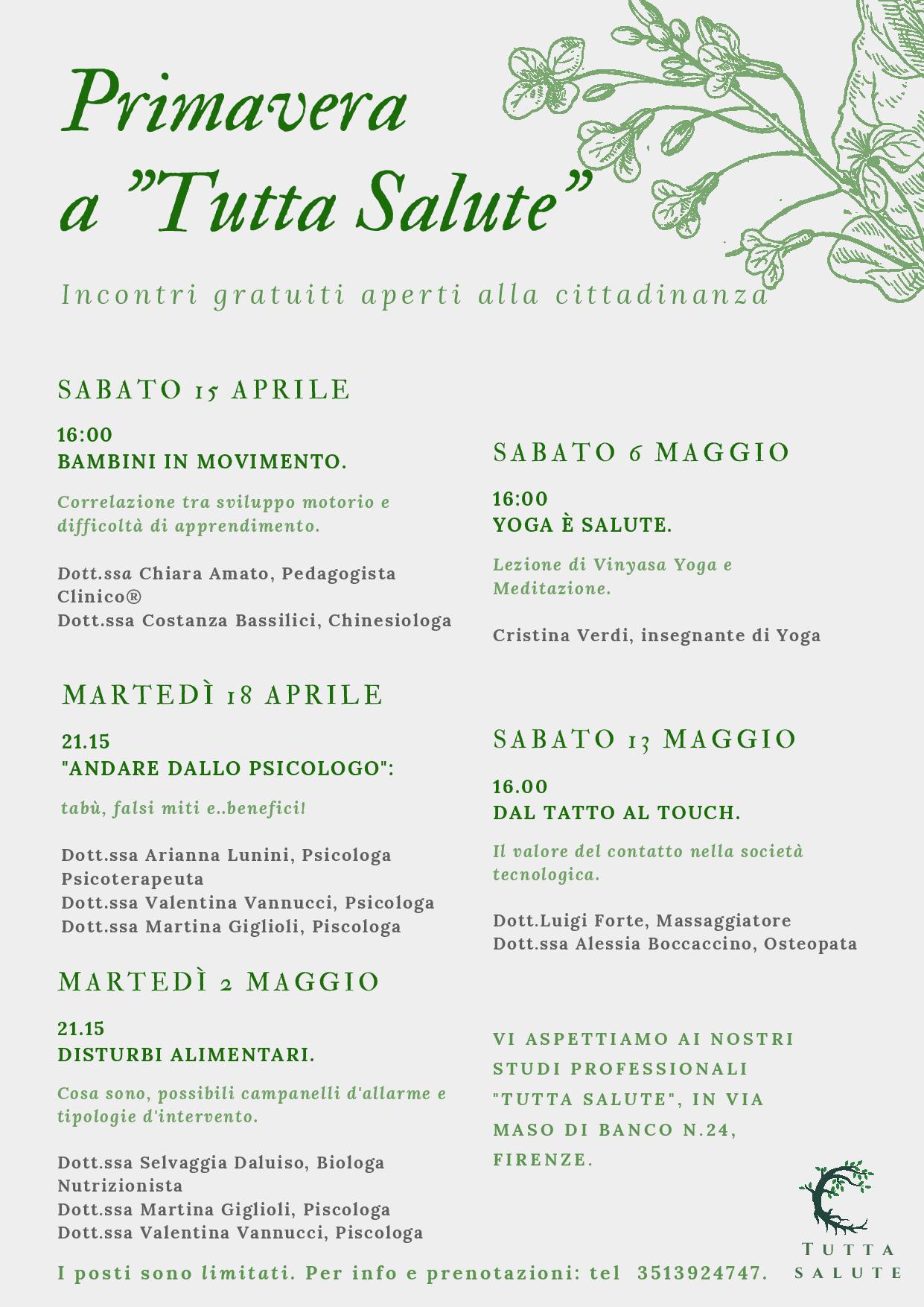 Primavera a “Tutta Salute”