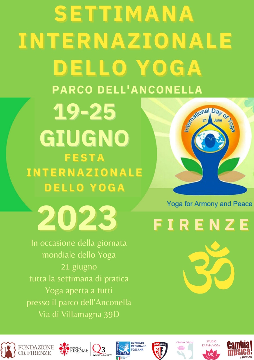 Locandina settimana dello yoga
