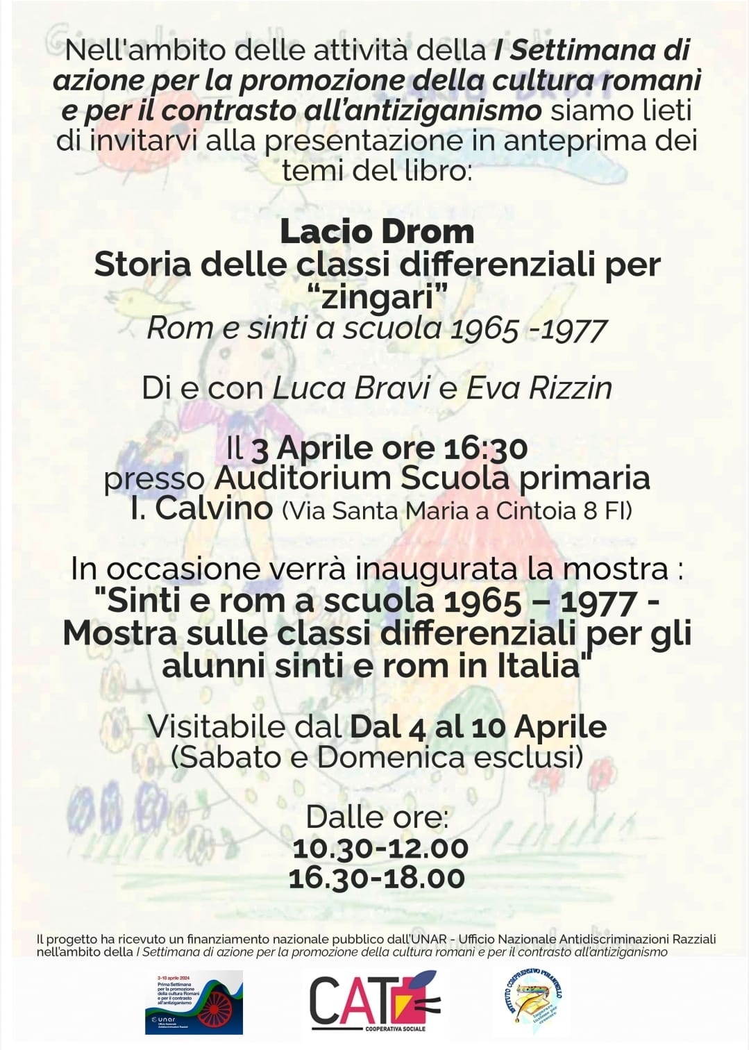 locandina descrittiva dell'evento lacio drom