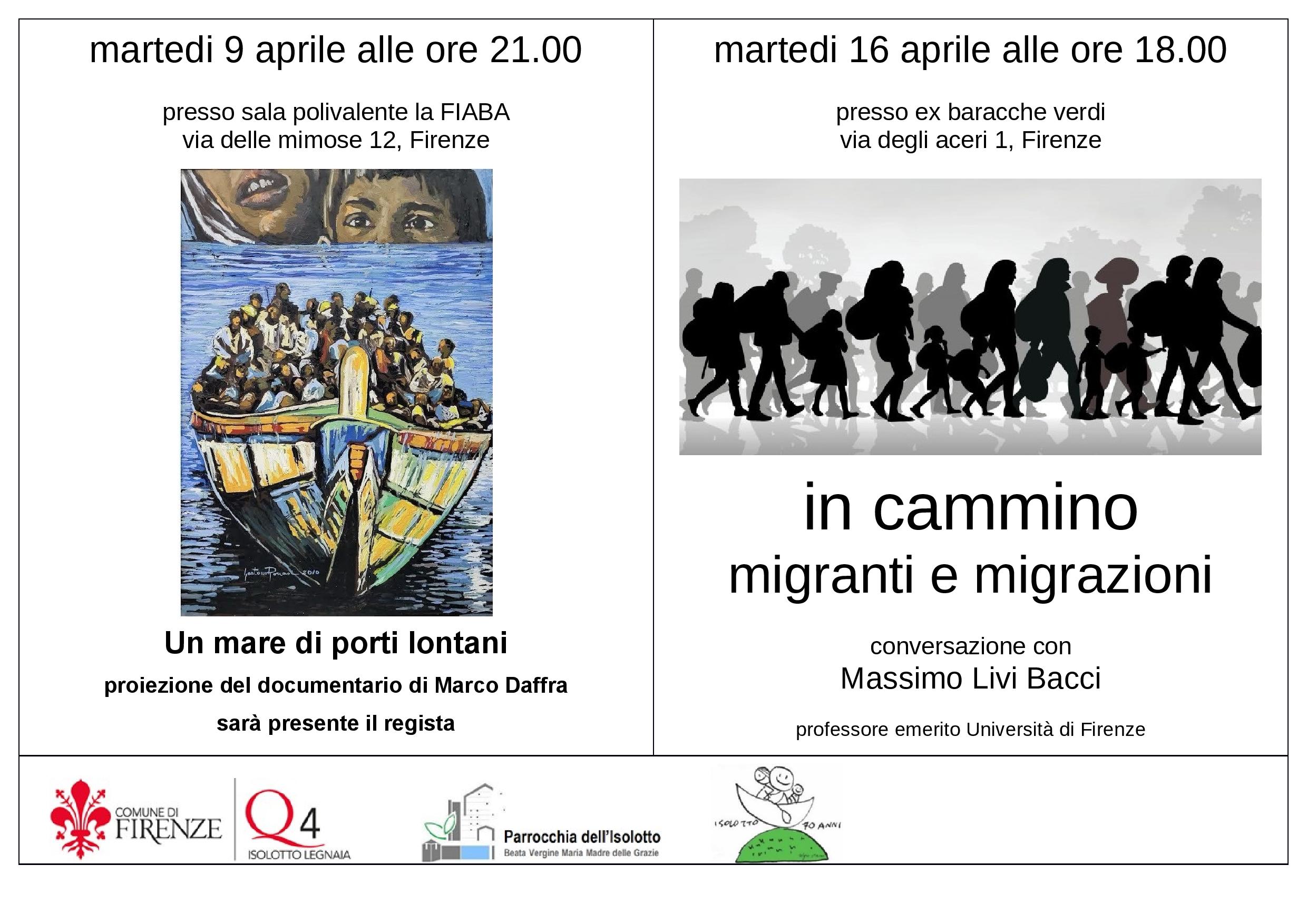 locandina iniziative immigrazione Isolotto