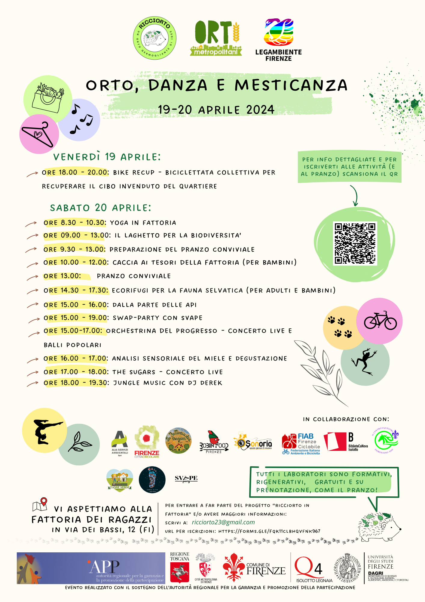 locandina descrittiva degli eventi 